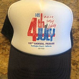 Huntington Beach 4th of July trucker hat
